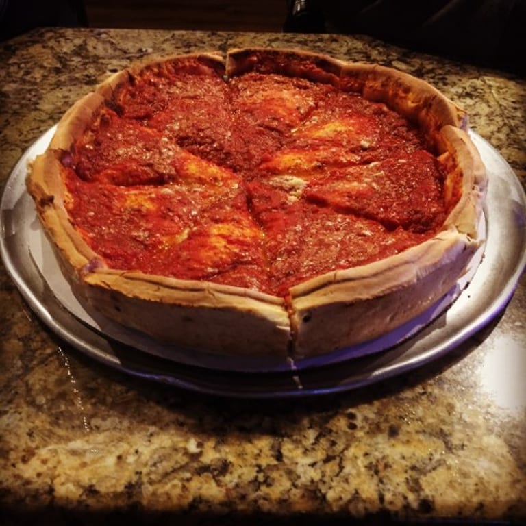 Savor Our Stuffed Pizza