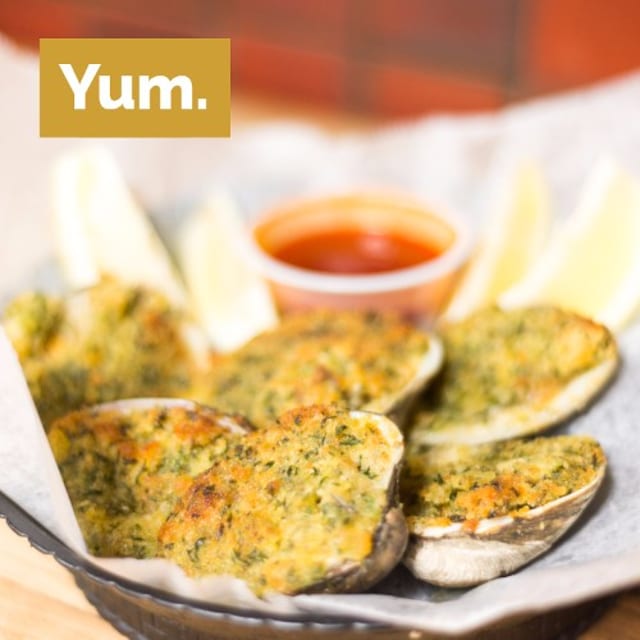 Baked Clams.