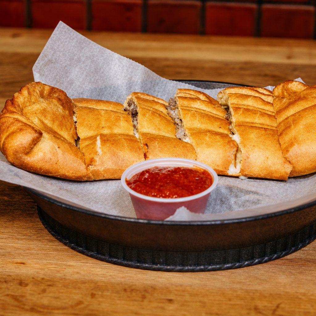 Beef & Mozzarella Cheese Calzone.